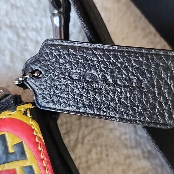 Coach Mickey Mouse Crossbody Bag with Red Coin Pouch - Picture 3 of 10